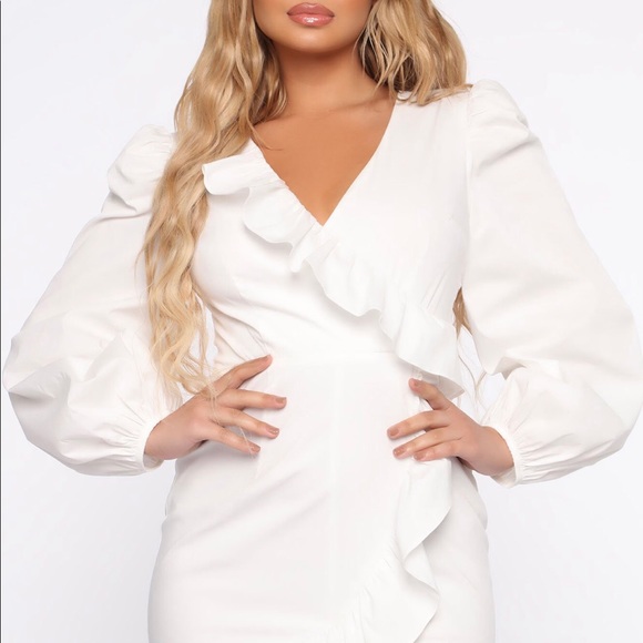 Ruffle Around Mini Dress - Picture 2 of 7